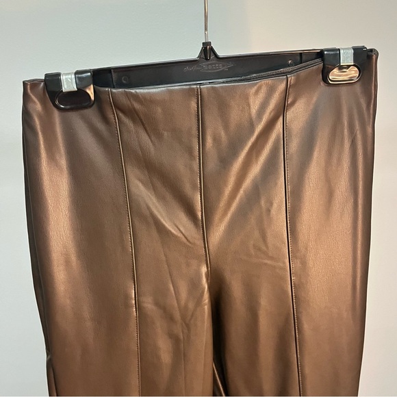BROWN LEATHER LEGGINGS | H&M - Picture 5 of 5